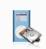 iPod Mini Hard Drive Repair and Replacement